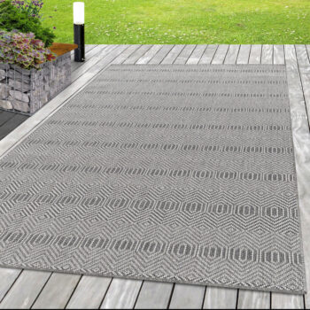 Ayyildiz, Kusový koberec Aruba 4903 grey – na von aj na doma, 140x200, šedá, chodba / predsieň