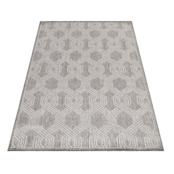 Ayyildiz, Kusový koberec Aruba 4904 grey – na von aj na doma, 80x250, šedá, chodba / predsieň