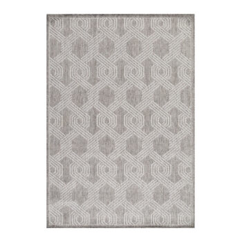 Ayyildiz, Kusový koberec Aruba 4904 grey – na von aj na doma, 80x250, šedá, chodba / predsieň