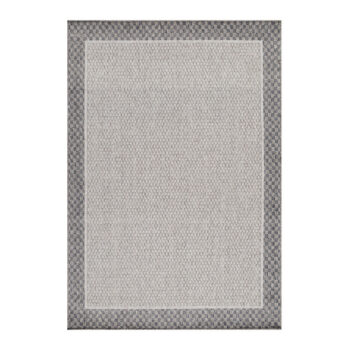 Ayyildiz, Kusový koberec Aruba 4905 cream – na von aj na doma, 80x150, šedá, chodba / predsieň