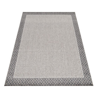 Ayyildiz, Kusový koberec Aruba 4905 cream – na von aj na doma, 80x250, šedá, chodba / predsieň