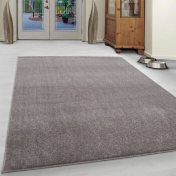 Ayyildiz, Kusový koberec Ata 7000 beige kruh, 200x200 (priemer) kruh, béžová, obývacia izba