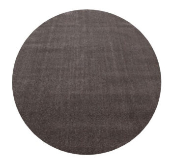 Ayyildiz, Kusový koberec Ata 7000 mocca kruh, 120x120 (priemer) kruh, hnedá, obývacia izba