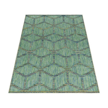Ayyildiz, Kusový koberec Bahama 5151 Green – na von aj na doma, 80x250, zelená, chodba / predsieň