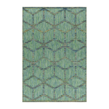 Ayyildiz, Kusový koberec Bahama 5151 Green – na von aj na doma, 80x250, zelená, chodba / predsieň