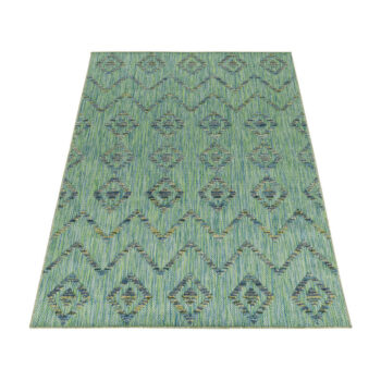 Ayyildiz, Kusový koberec Bahama 5152 Green – na von aj na doma, 140x200, zelená, chodba / predsieň