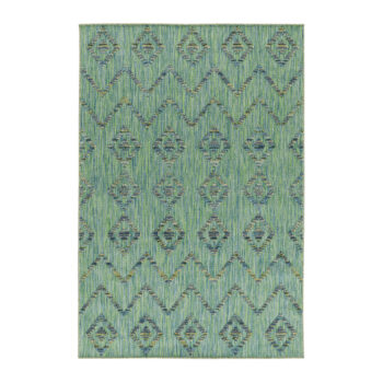 Ayyildiz, Kusový koberec Bahama 5152 Green – na von aj na doma, 80x250, zelená, chodba / predsieň