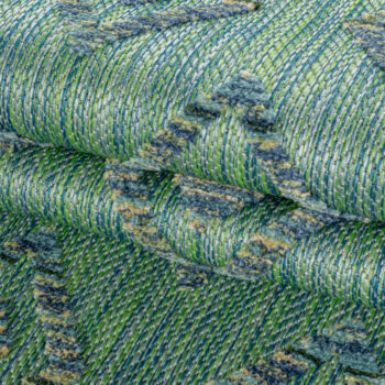 Ayyildiz, Kusový koberec Bahama 5152 Green – na von aj na doma, 80x250, zelená, chodba / predsieň