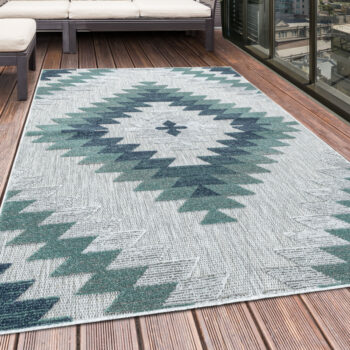 Ayyildiz, Kusový koberec Bahama 5154 Blue – na von aj na doma, 140x200, modrá, chodba / predsieň