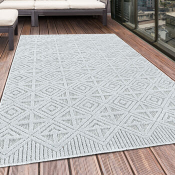 Ayyildiz, Kusový koberec Bahama 5156 Grey – na von aj na doma, 140x200, šedá, chodba / predsieň