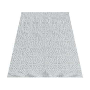 Ayyildiz, Kusový koberec Bahama 5156 Grey – na von aj na doma, 140x200, šedá, chodba / predsieň