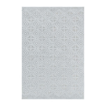 Ayyildiz, Kusový koberec Bahama 5156 Grey – na von aj na doma, 140x200, šedá, chodba / predsieň