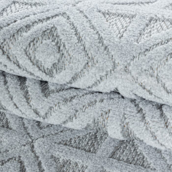 Ayyildiz, Kusový koberec Bahama 5156 Grey – na von aj na doma, 140x200, šedá, chodba / predsieň