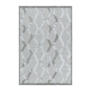 Ayyildiz, Kusový koberec Bahama 5158 Grey – na von aj na doma, 80x250, šedá, chodba / predsieň