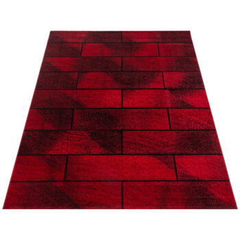 Ayyildiz, Kusový koberec Beta 1110 red, 80x150, červená, chodba / predsieň