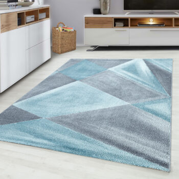 Ayyildiz, Kusový koberec Beta 1130 blue, 80x150, modrá, chodba / predsieň