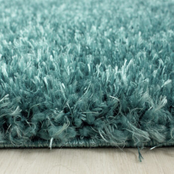Ayyildiz, Kusový koberec Brilliant Shaggy 4200 Aqua, 80x250, modrá, obývacia izba