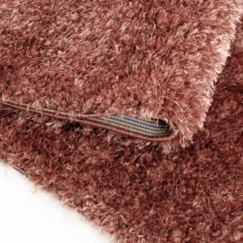 Ayyildiz, Kusový koberec Brilliant Shaggy 4200 Copper kruh, 160x160 (priemer) kruh, hnedá, obývacia izba