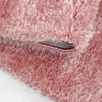 Ayyildiz, Kusový koberec Brilliant Shaggy 4200 Rose, 80x250, ružová, obývacia izba