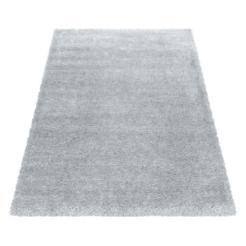 Ayyildiz, Kusový koberec Brilliant Shaggy 4200 Silver, 80x250, šedá, obývacia izba