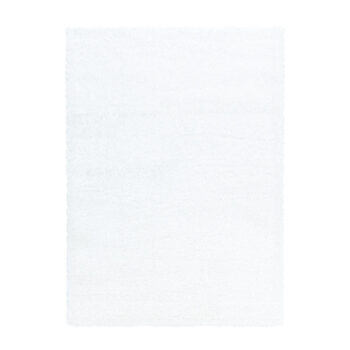 Ayyildiz, Kusový koberec Brilliant Shaggy 4200 Snow, 140x200, biela, obývacia izba