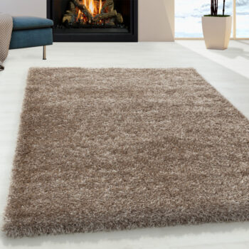 Ayyildiz, Kusový koberec Brilliant Shaggy 4200 Taupe, 120x170, hnedá, obývacia izba