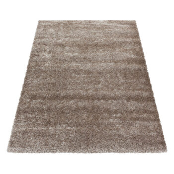 Ayyildiz, Kusový koberec Brilliant Shaggy 4200 Taupe, 120x170, hnedá, obývacia izba