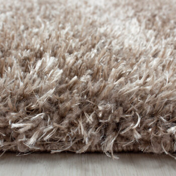 Ayyildiz, Kusový koberec Brilliant Shaggy 4200 Taupe, 120x170, hnedá, obývacia izba