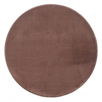 Ayyildiz, Kusový koberec Catwalk 2600 Brown kruh, 120x120 (priemer) kruh, hnedá, obývacia izba