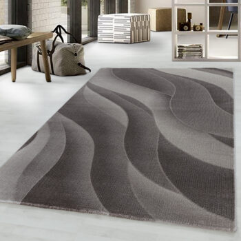 Ayyildiz, Kusový koberec Costa 3523 brown, 140x200, hnedá, chodba / predsieň