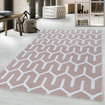 Ayyildiz, Kusový koberec Costa 3524 pink, 200x290, ružová, kancelária