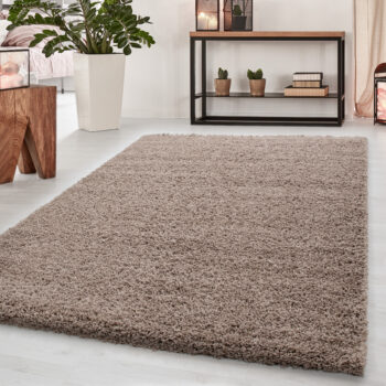 Ayyildiz, Kusový koberec Dream Shaggy 4000 beige, 200x290, béžová, spálňa