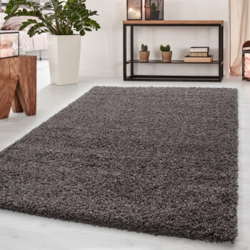 Ayyildiz, Kusový koberec Dream Shaggy 4000 taupe, 65x130, hnedá, obývacia izba