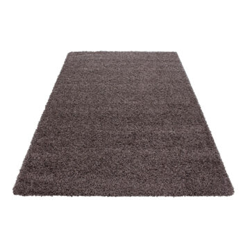 Ayyildiz, Kusový koberec Dream Shaggy 4000 taupe, 65x130, hnedá, obývacia izba