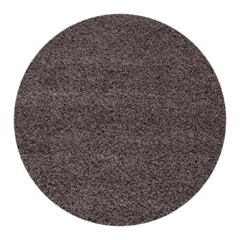 Ayyildiz, Kusový koberec Dream Shaggy 4000 taupe kruh, 120x120 (priemer) kruh, hnedá, obývacia izba