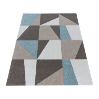 Ayyildiz, Kusový koberec Efor 3716 blue, 80x250, modrá, viacfarebná, obývacia izba