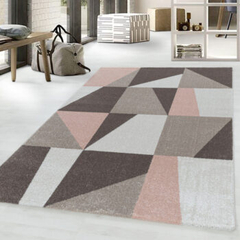 Ayyildiz, Kusový koberec Efor 3716 rose, 140x200, ružová, viacfarebná, obývacia izba