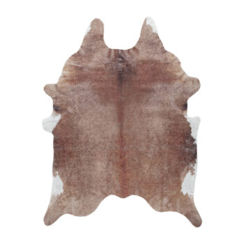 Ayyildiz, Kusový koberec Etosha 4112 brown (tvar kožušiny), 100x135 tvar kožešiny, hnedá, chodba / predsieň