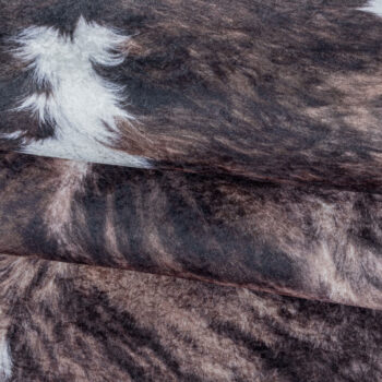 Ayyildiz, Kusový koberec Etosha 4113 brown (tvar kožušiny), 100x135 tvar kožešiny, hnedá, chodba / predsieň