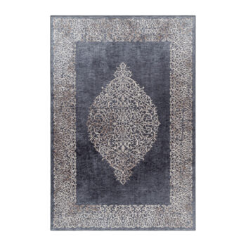 Ayyildiz, Kusový koberec Fiesta 4303 black, 80x250, čierna, chodba / predsieň