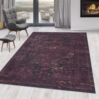 Ayyildiz, Kusový koberec Fiesta 4304 red, 80x150, červená, chodba / predsieň