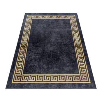 Ayyildiz, Kusový koberec Fiesta 4305 black, 120x170, čierna, chodba / predsieň