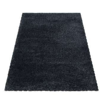 Ayyildiz, Kusový koberec Fluffy Shaggy 3500 antracit, 200x290, šedá, obývacia izba