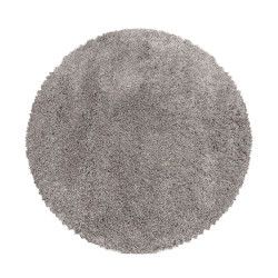 Ayyildiz, Kusový koberec Fluffy Shaggy 3500 beige kruh, 80x80 (priemer) kruh, béžová, obývacia izba