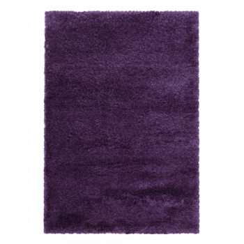 Ayyildiz, Kusový koberec Fluffy Shaggy 3500 lila, 80x150, fialová, obývacia izba