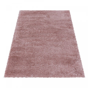 Ayyildiz, Kusový koberec Fluffy Shaggy 3500 rose, 280x370, ružová, obývacia izba
