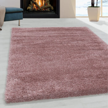 Ayyildiz, Kusový koberec Fluffy Shaggy 3500 rose, 80x150, ružová, obývacia izba
