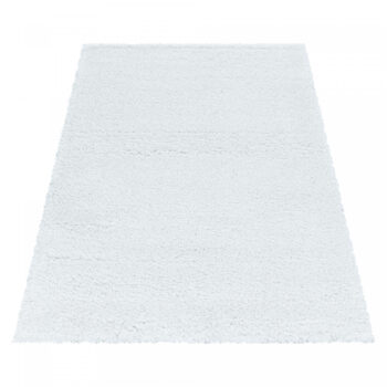 Ayyildiz, Kusový koberec Fluffy Shaggy 3500 white, 160x230, biela, obývacia izba