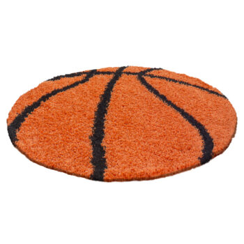 Ayyildiz, Kusový koberec Fun 6002 orange, 100x100 (priemer) kruh, oranžová, detská izba