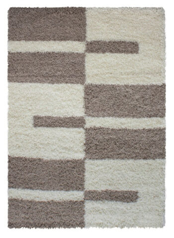 Ayyildiz, Kusový koberec Gala 2505 beige, 60x110, béžová, obývacia izba